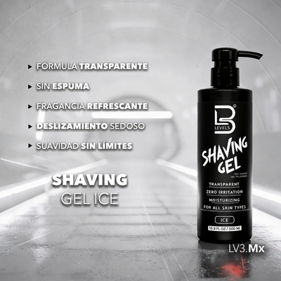 L3VEL3 Shaving Gel Ice 500 ml