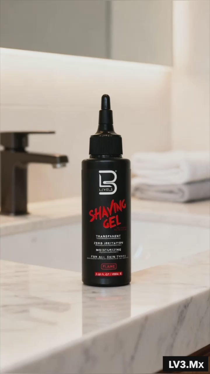 Cargar video: L3VEL3 Shaving Gel Flame 100 ml