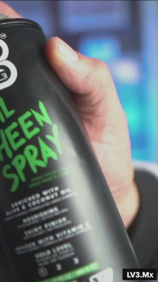 Cargar video: L3VEL3 OIL SHEEN SPRAY 383GR