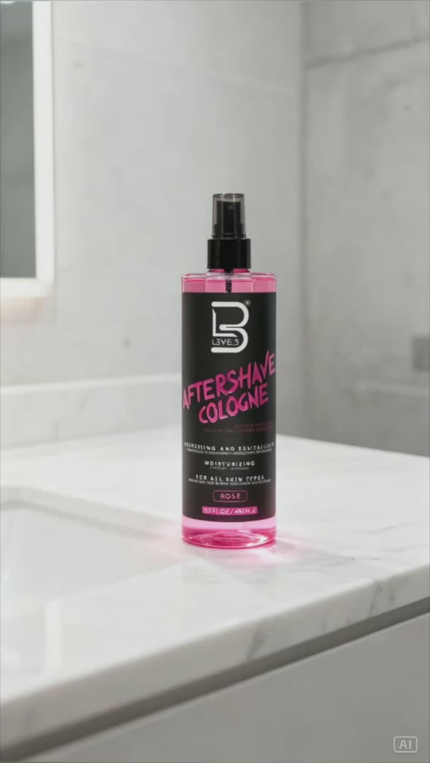 Cargar video: L3VEL3 Aftershave Cologne Rose 400 ml