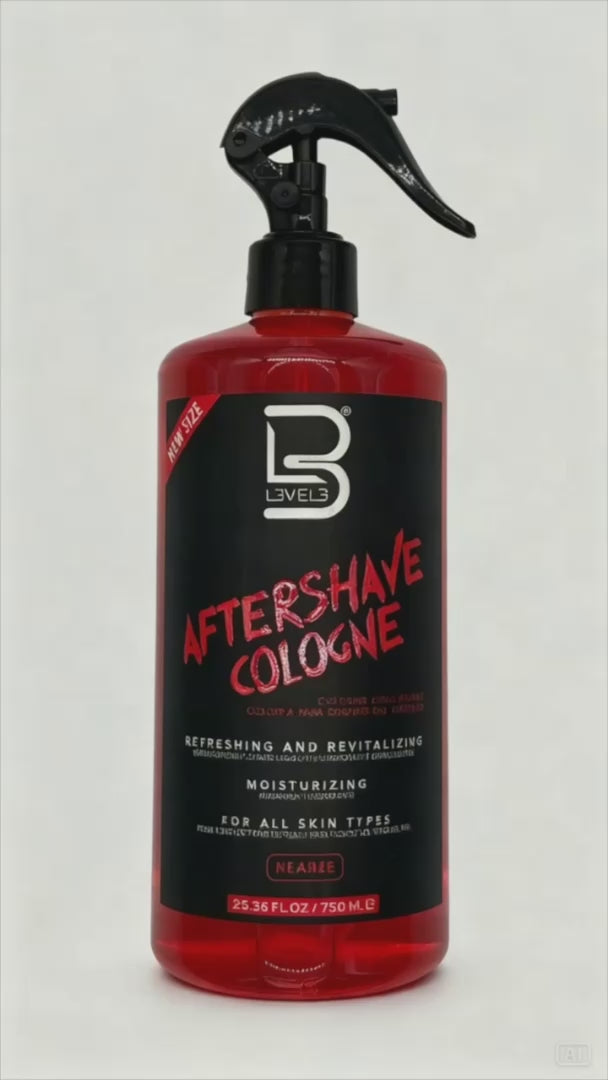 Cargar video: L3VEL3 Aftershave Cologne Flame 750ml