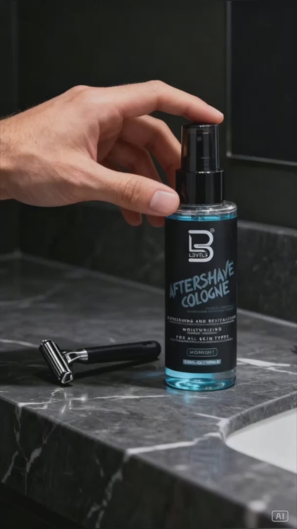 Cargar video: L3VEL3 Aftershave Cologne Midnight 100 ml