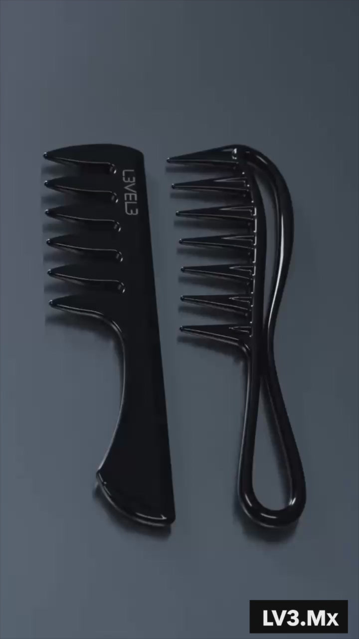 Cargar video: L3VEL3 2PC STYLING COMB SET