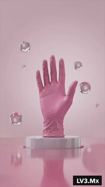 L3VEL3 NITRILE GLOVES PEARL-LAVENDER