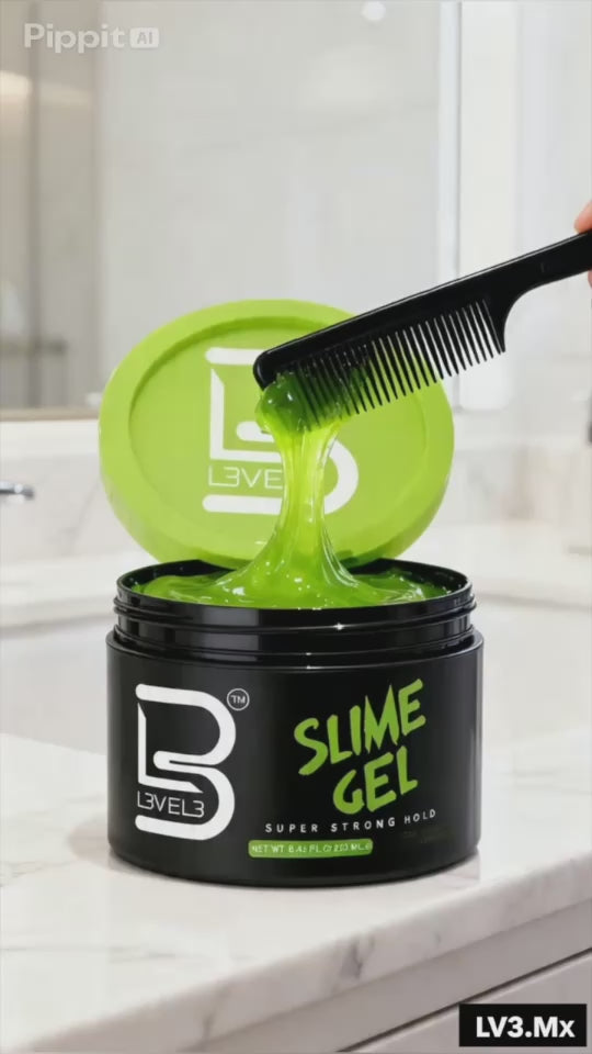 Cargar video: L3VEL3 Slime Hair Gel Super Strong 250 ml
