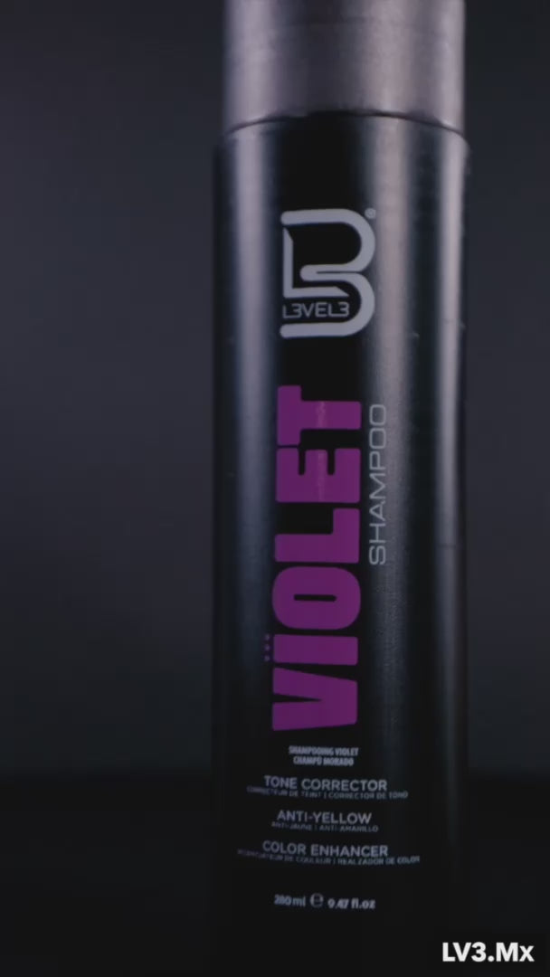 L3VEL3 VIOLET NO YELLOW SHAMPOO 280ML