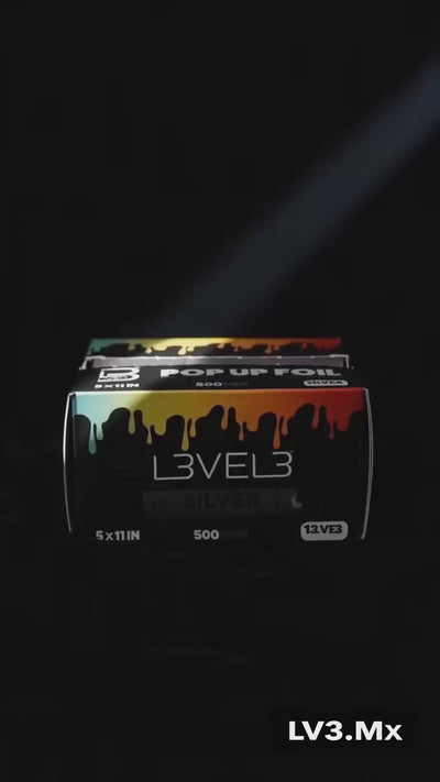 L3VEL3 500 PRE-CUT POP UP SHEET FOIL 5 X 11 INCH