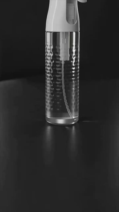 L3VEL3 BEVELED SPRAY BOTTLE WHITE/CLEAR