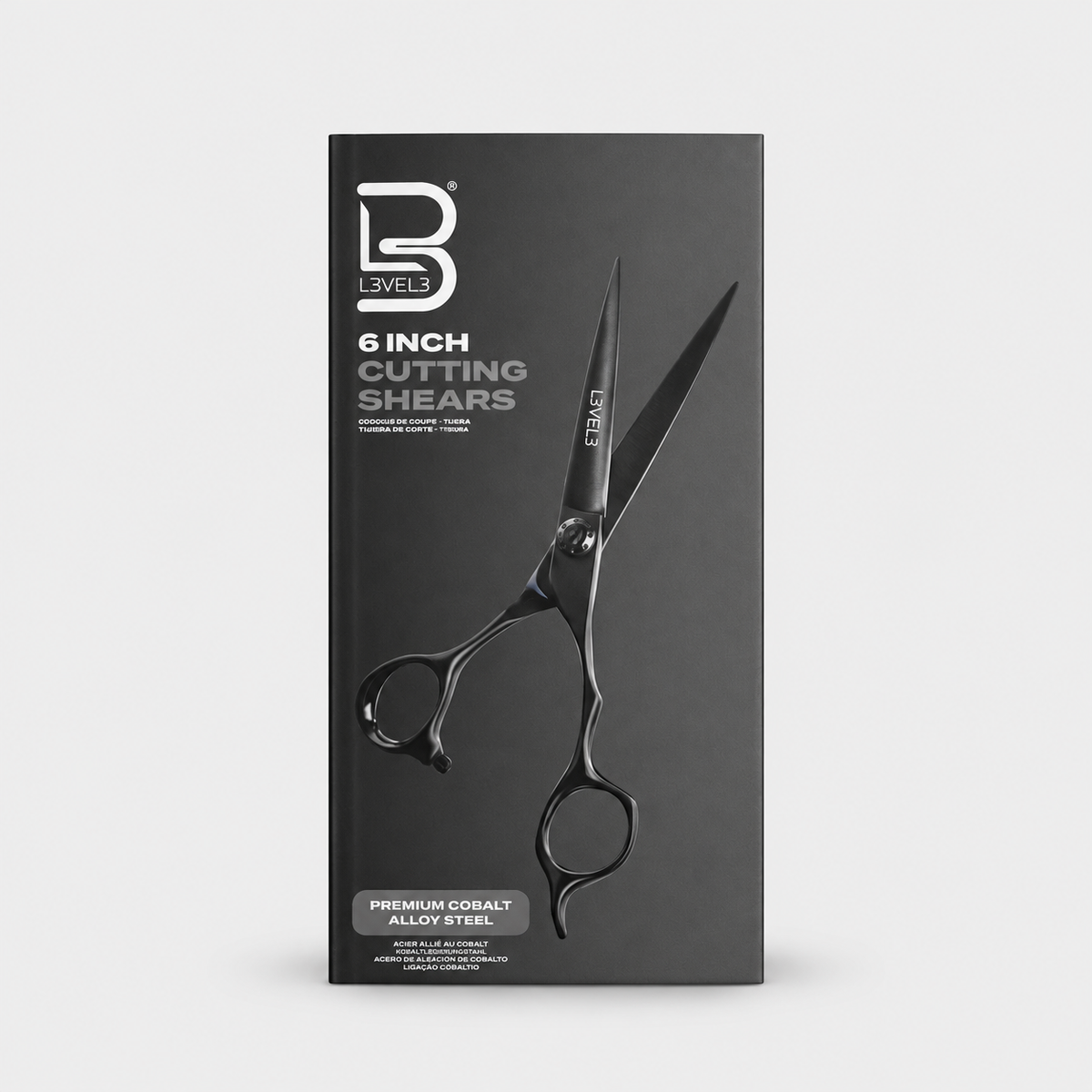 L3VEL3 6 INCH CUTTING SHEARS COBALT — Caja