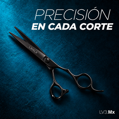 L3VEL3 6.5 INCH CUTTING SHEARS COBALT — Precisión en cada corte — fondo azul