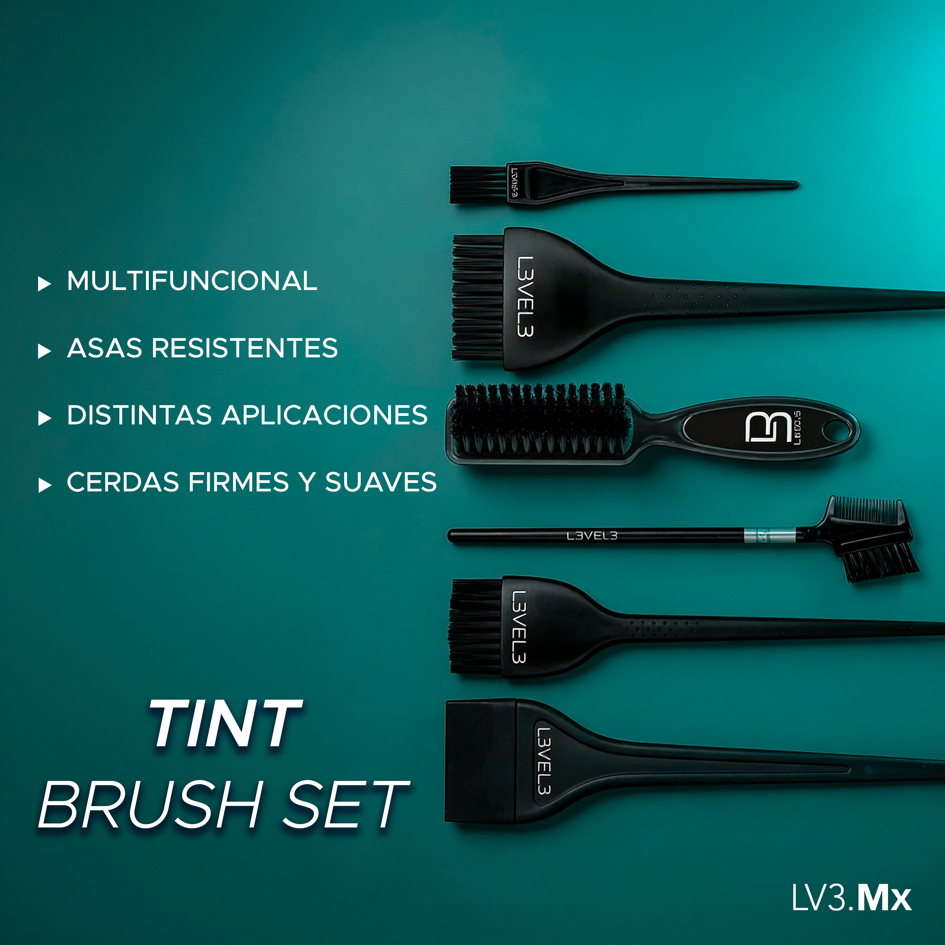 L3VEL3 6PC TINT BRUSH SET
